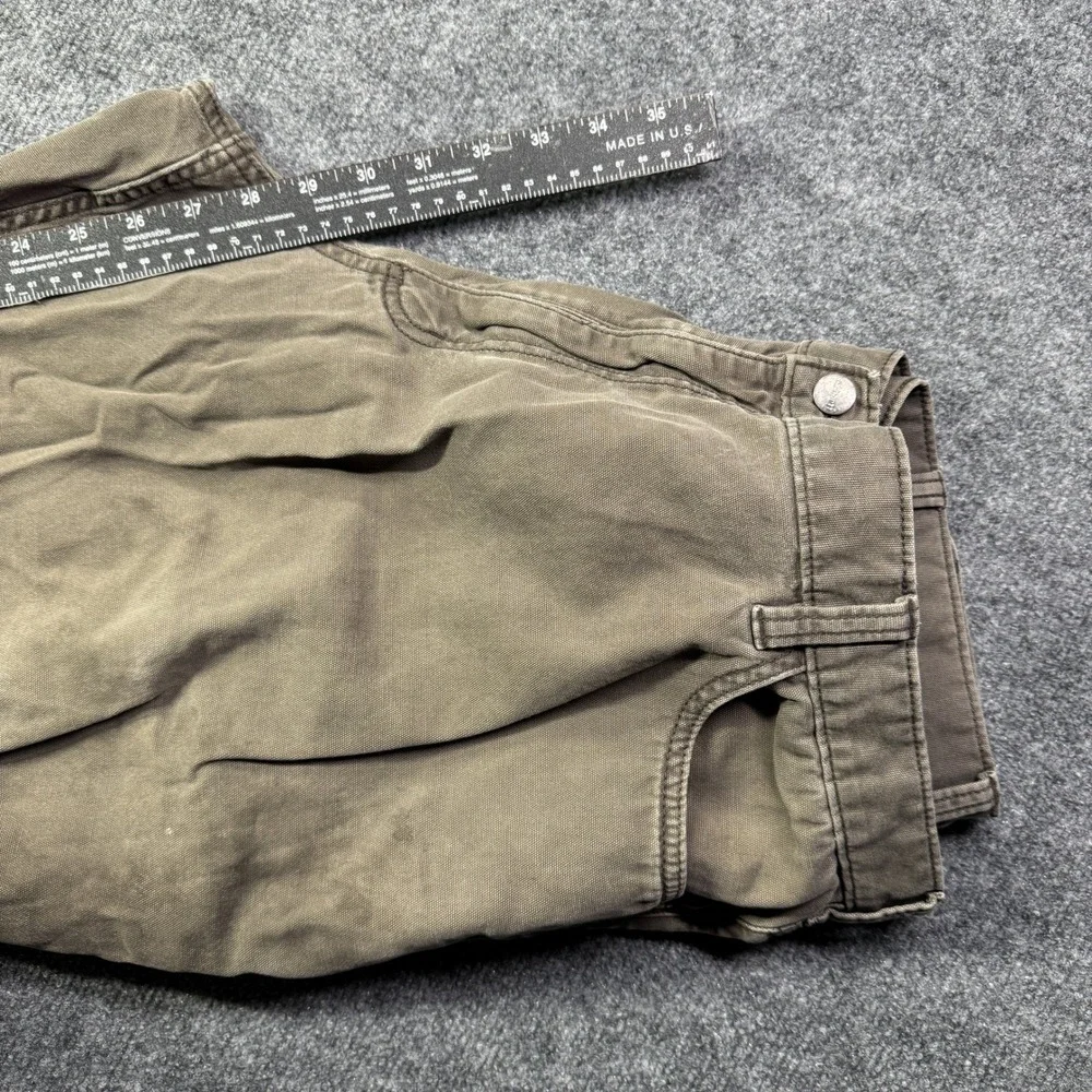Carhartt Rugged Flex Relaxed Fit Canvas Work Pants Mens 42x30 Brown Streetwear
